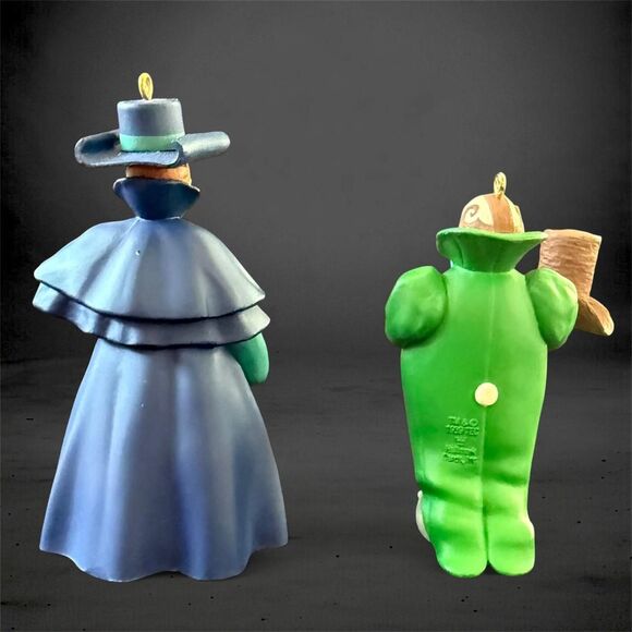 VTG '97 Hallmark Keepsake Ornament The Wizard of Oz Munchkinland Mayor & Coroner - Picture 3 of 8